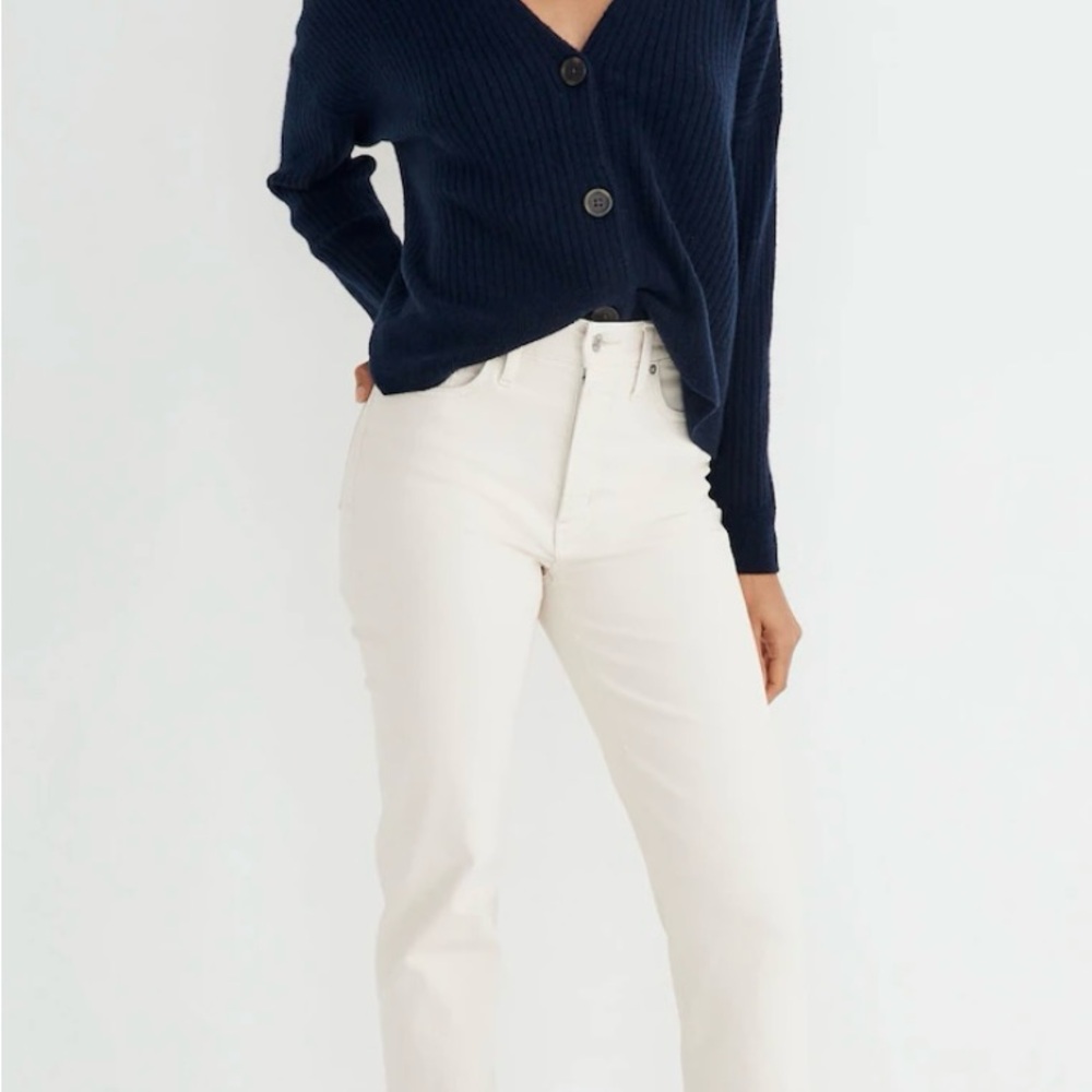 Madewell The Perfect Vintage Straight Jean in Vintage Canvas Wash NWT